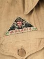 Ungarn, braunes Hemd mit Brustabzeichen " Hungaria" Pfadfinder ?