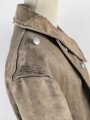 Leder Mantel wie Wehrmacht. Eventuell Eigentumstück ? Guter Gesamtzustand