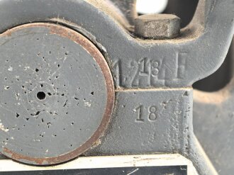 Luftwaffe Kabeltrommel " K.Tr.1" für Prüf Netzgerät PNG 2, Fl  28120. Originallack, die Trommel defekt, sonst guter Gesamtzustand.