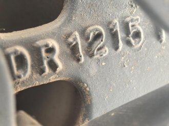 Luftwaffe Kabeltrommel " K.Tr.1" für Prüf Netzgerät PNG 2, Fl  28120. Originallack, die Trommel defekt, sonst guter Gesamtzustand.