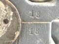 Luftwaffe Kabeltrommel " K.Tr.1" für Prüf Netzgerät PNG 2, Fl  28120. Originallack, die Trommel defekt, sonst guter Gesamtzustand.