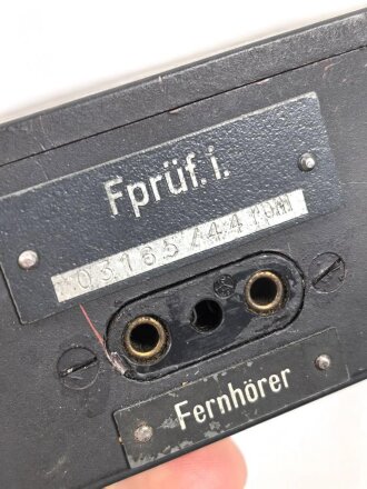 Frequenzprüfgerät i ( Fprüf.i. ) Wehrmacht datiert 1944. Originallack, Optisch einwandfrei, war sicher nie geöffnet
