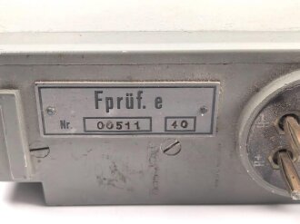 Frequenzprüfgerät e ( Fprüf.e. ) Wehrmacht...