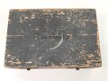 Transportkasten zum Frequenzprüfgerät b der Wehrmacht. Originallack