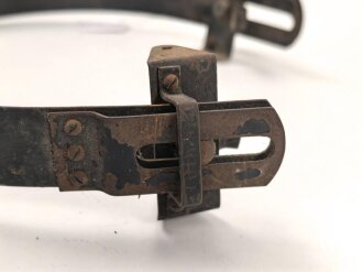 Kopfbügel zum "Panzer" Kopfhörer der Wehrmacht. Doppelfernhörer b. Ungereinigtes Stück