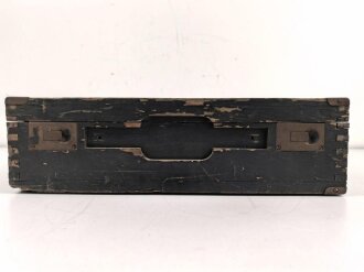 Luftwaffe, Transportkasten "Feldprüfgerät für Fahrt- und Höhenmesser Fl 22886"  Originallack, grob gereinigt