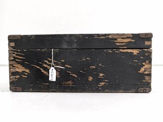 Luftwaffe, Transportkasten "Feldprüfgerät für Fahrt- und Höhenmesser Fl 22886"  Originallack, grob gereinigt