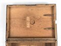 Luftwaffe, Transportkasten "Feldprüfgerät für Fahrt- und Höhenmesser Fl 22886"  Originallack, grob gereinigt