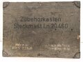 Luftwaffe, Zubehörkasten Steckmast Ln 20460. Originallack, Maße 48 x 67 x 26cm