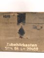 Luftwaffe, Zubehörkasten Steckmast Ln 20460. Originallack, Maße 48 x 67 x 26cm