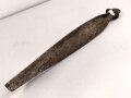 Bodenanker für Abspannung Kurbelmast / Steckmast der Wehrmacht. Gesamtlänge 51cm. Ungereinigtes, narbiges Stücj