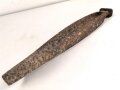 Bodenanker für Abspannung Kurbelmast / Steckmast der Wehrmacht. Gesamtlänge 51cm. Ungereinigtes, narbiges Stücj