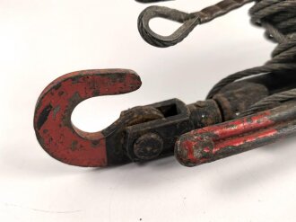 Abspannvorrichtung, vermutlich für einen Steckmast . Originallack, Gesamtlänge der Spanneinrichtung 31cm