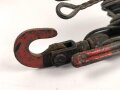 Abspannvorrichtung, vermutlich für einen Steckmast . Originallack, Gesamtlänge der Spanneinrichtung 31cm