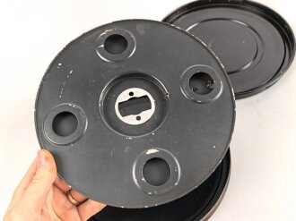 Tonrolle in Verpackung für Tonschreiber d " Dora" der Wehrmacht. Originallack, ungereinigt