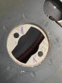 Tonrolle in Verpackung für Tonschreiber d " Dora" der Wehrmacht. Originallack, ungereinigt