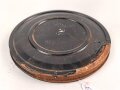 Verpackung für Tonrolle zumTonschreiber d " Dora" der Wehrmacht. Originallack, ungereinigt