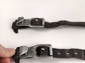 Luftwaffe Koppeltragegestell, frühes Stück mit Aluminiumbeschlägen, Kammerstück von 1939, ungeschwärztes Stück