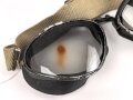 Luftwaffe , Brille für fliegendes Personal in gutem Zustand. Gummi weich, Band mit Zugkraft