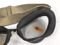 Luftwaffe , Brille für fliegendes Personal in gutem Zustand. Gummi weich, Band mit Zugkraft