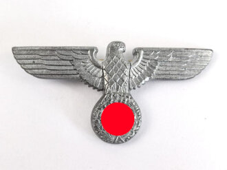 Adler für eine Schaftmütze das SA, Ausführung ab 1938, Zink versilbert