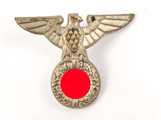Adler für eine Schaftmütze das SA, Ausführung bis 1938, hakenkreuz vollständig geschwärzt
