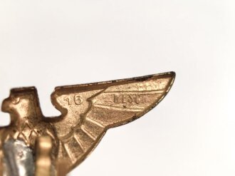 Adler für eine Schaftmütze das SA, Ausführung bis 1938, hakenkreuz vollständig geschwärzt