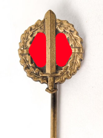 Miniatur SA Sportabzeichen in bronze, 14mm