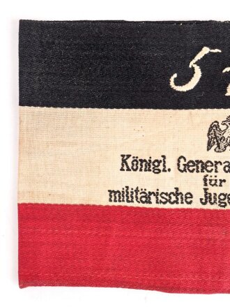 Armbinde " Königl. Generalkommissariat für...