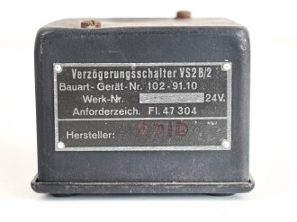 Luftwaffe Verzögerungsschalter VS2B/2, Fl 47304....