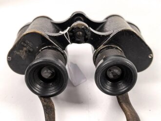 Russland, Doppelfernrohr 6 x 30, höchstwahrscheinlich aus der Zeit des 2. Weltkrieg. Klare Durhsicht, Strichplatte deutlich, die Okularringe neuzeitlich ergänzt