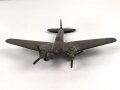 Schweres Flugzeugmodell aus Messing, Spannweite 32cm