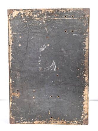 Luftwaffe, Transportkasten Modell für Fliegererkennungsdienst Fl Üb 94-003. Originallack, grob gereinigt. maße 54 x 77 x 20