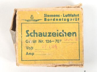 Luftwaffe, Gitterschauzeichen Fl 32525-5, ungebraucht, in der originalen Umverpackung