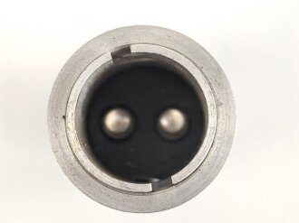 Luftwaffe , Sockel für Schauzeichen, Anzeige. Aussendurchmesser oben 22,5mm, Gesamtlänge 36,4mm.