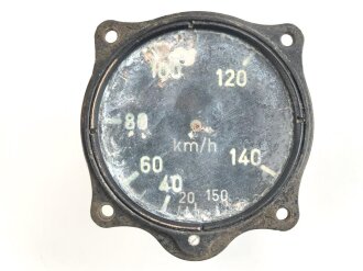 Luftwaffe Fahrtmesser, grob gereinigter Boden- oder...