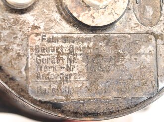 Luftwaffe Fahrtmesser, grob gereinigter Boden- oder Wasserfund