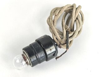 Luftwaffe , Unterteil Gerätebrettleuchte Fl 32267. Funktion nicht geprüft