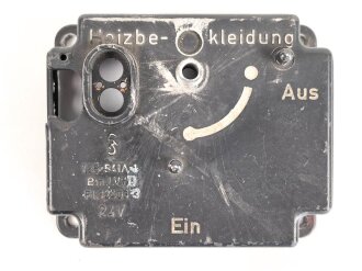 Luftwaffe, Deckel für Regler Heizbekleidung Fl 32403-3. Originallack