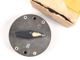 Luftwaffe, Rastenschalter Gerät Nr. 19-9101. Ungebraucht, in der originalen Umverpackung