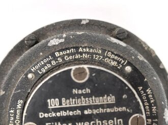 Luftwaffe Wendehorizont FL 22426, Funktion nicht geprüft, Innenteil träge beweglich