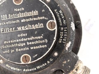 Luftwaffe Wendehorizont FL 22426, Funktion nicht geprüft, Innenteil träge beweglich