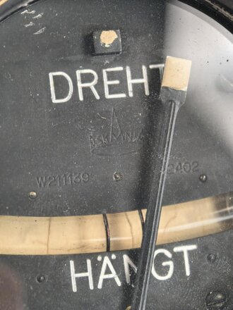 Luftwaffe Elektrischer Wendezeiger FL 22402, Funktion nicht geprüft