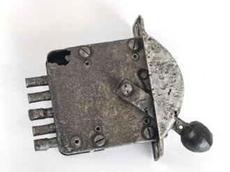 Luftwaffe, Zündschalter Fl 21118, verbaut z.B. Messerschmitt Bf 109, Bf 110, Focke-Wulf FW 190, Ta 152, Arado 96, Heinkel He 219