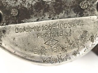 Luftwaffe, Zündschalter Fl 21118, verbaut z.B. Messerschmitt Bf 109, Bf 110, Focke-Wulf FW 190, Ta 152, Arado 96, Heinkel He 219