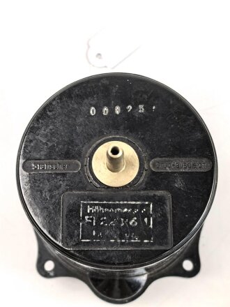 Luftwaffe, Feinhöhenmeser Fl 22316-1, Funktion nicht geprüft