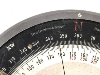 Luftwaffe, Dreieckrechner DR2 , FL Nummer 23825, Hersteller Dennert & Pape 1940, gebraucht
