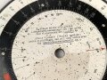 Luftwaffe, Dreieckrechner DR2 , FL Nummer 23825, Hersteller Plath 1938. Unvollständiges Stück