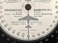 Luftwaffe, Dreieckrechner DR2 , FL Nummer 23825, Hersteller Plath 1938. Unvollständiges Stück