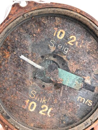 Luftwaffe Variometer, guter Boden - oder Wasserfund.